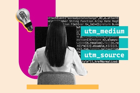 utm tracking codes; marketer working on utm code