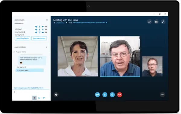 skype video chat software demo