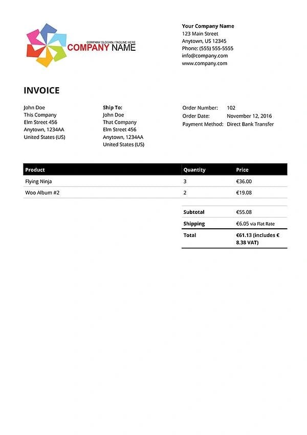 Best WooCommerce plugin: WooCommerce PDF Invoices & Packing Slips