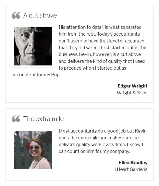 demo of the wordpress testimonials plugin strong testimonials