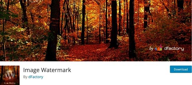 WordPress featured image plugin, Image Watermark