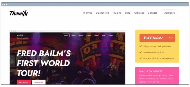 WordPress podcasting theme: Music