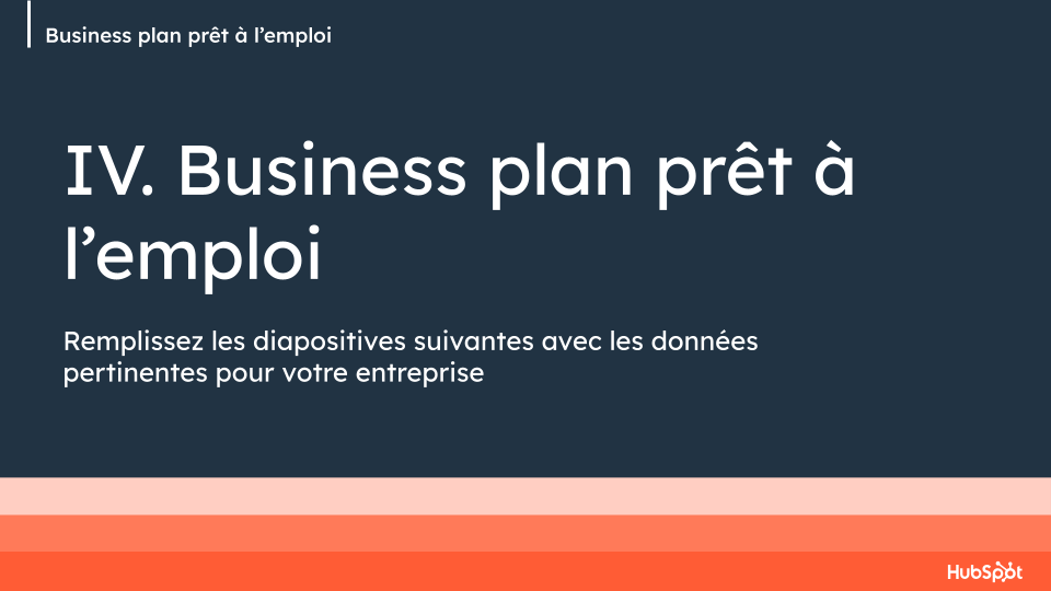 Business Plan - Modèle HubSpot4