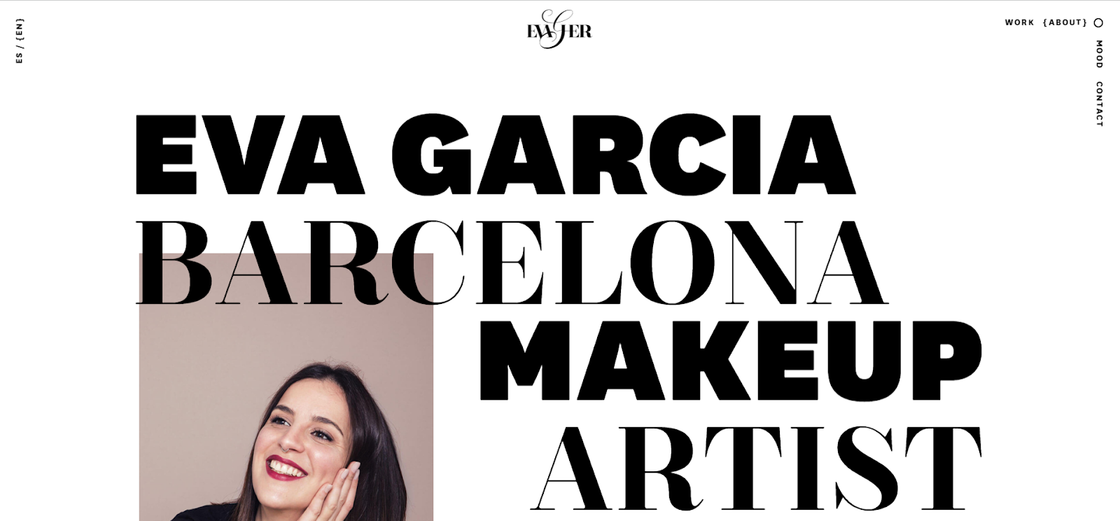 Eva Garcia, makeup artist website