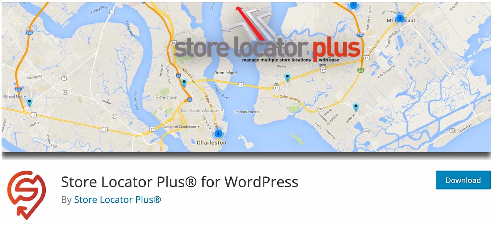 Store Locator Plus download screen