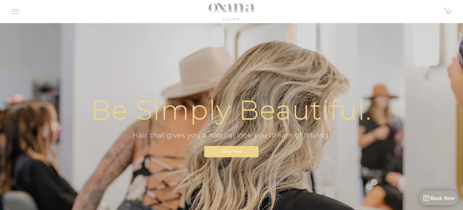 hair salon website, Oxana Salon