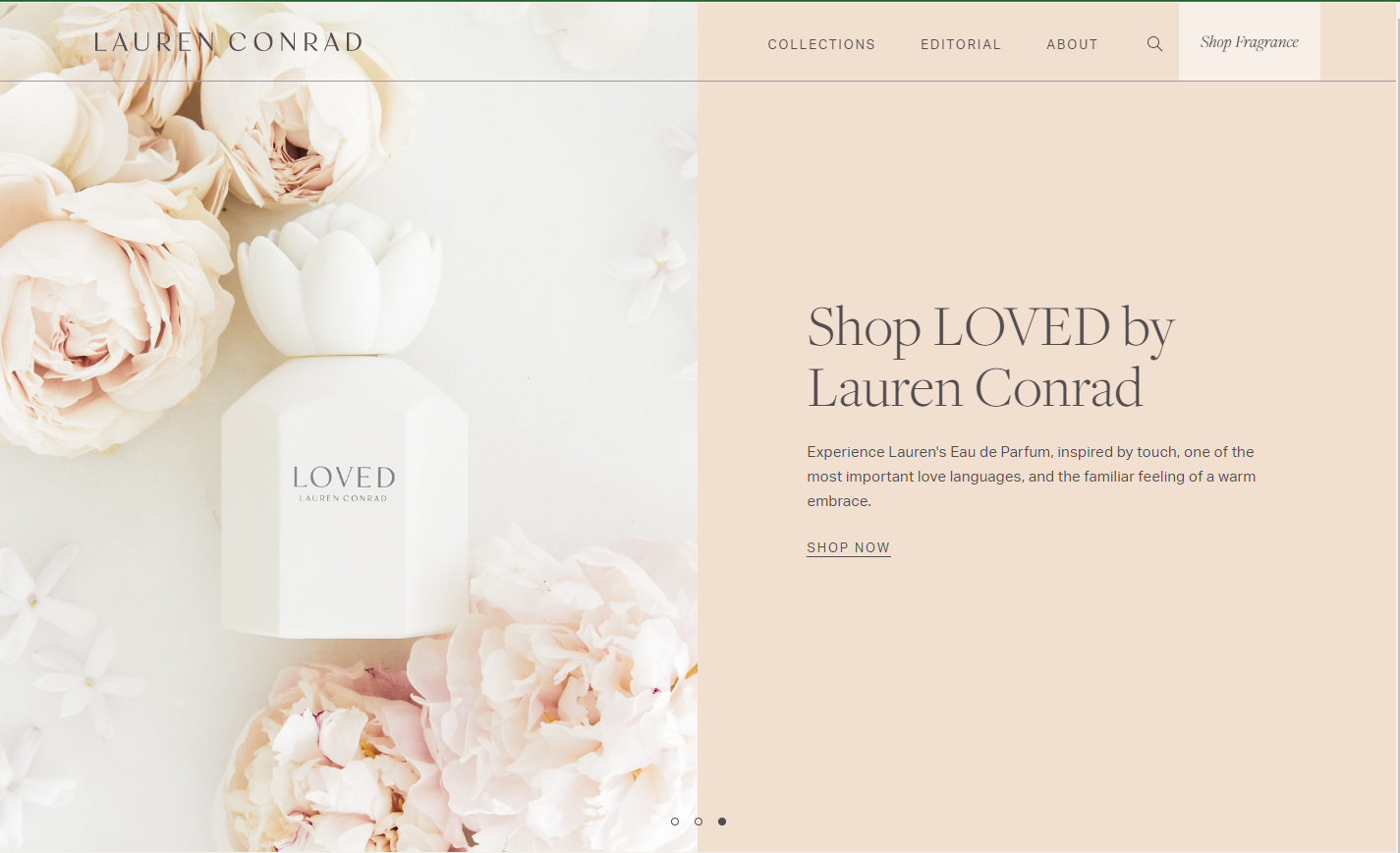 Lauren Conrad website