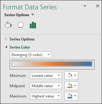 Apply your color scheme to a map chart