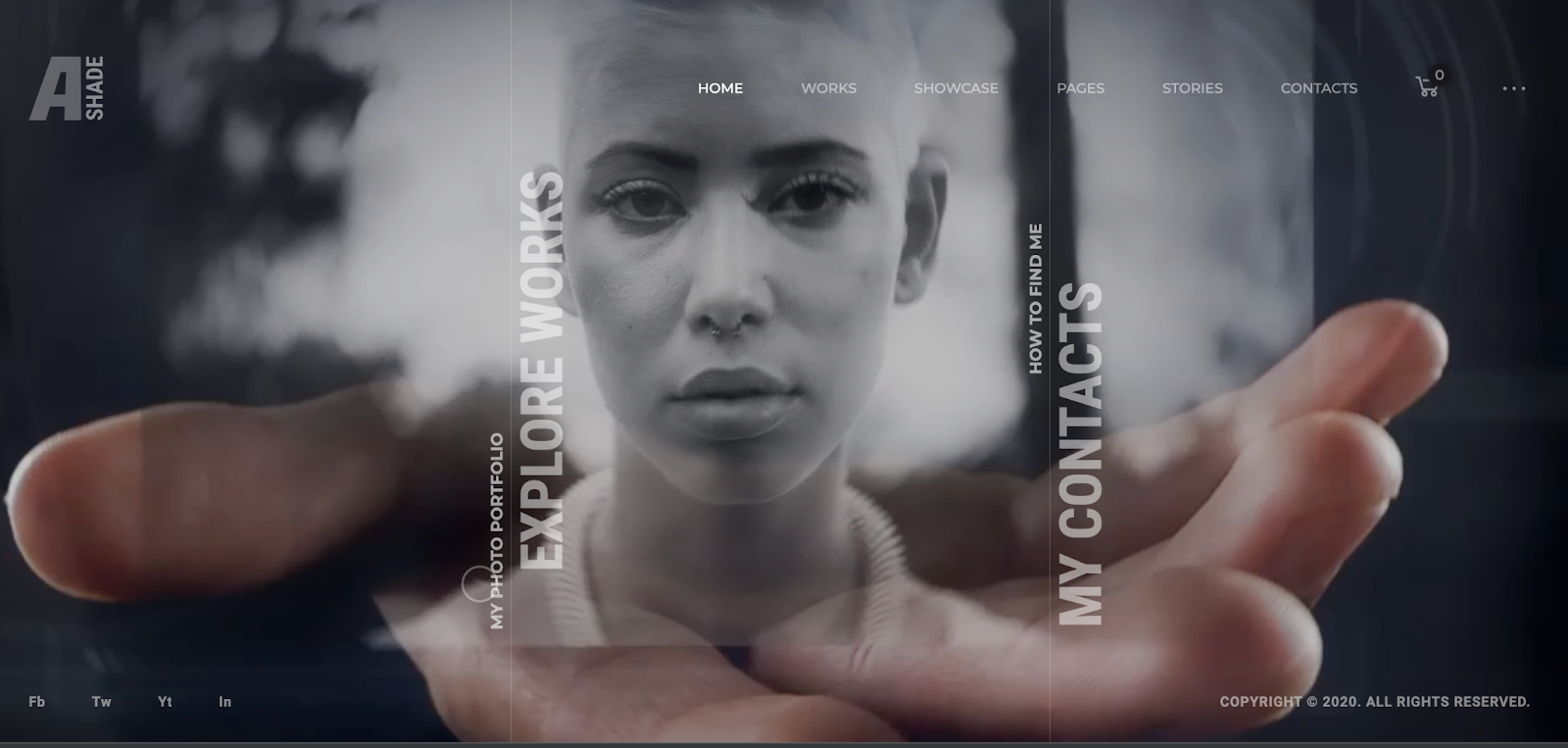 photography website templates, Ashade