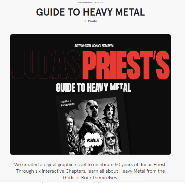 Guide to Heavy Metal website