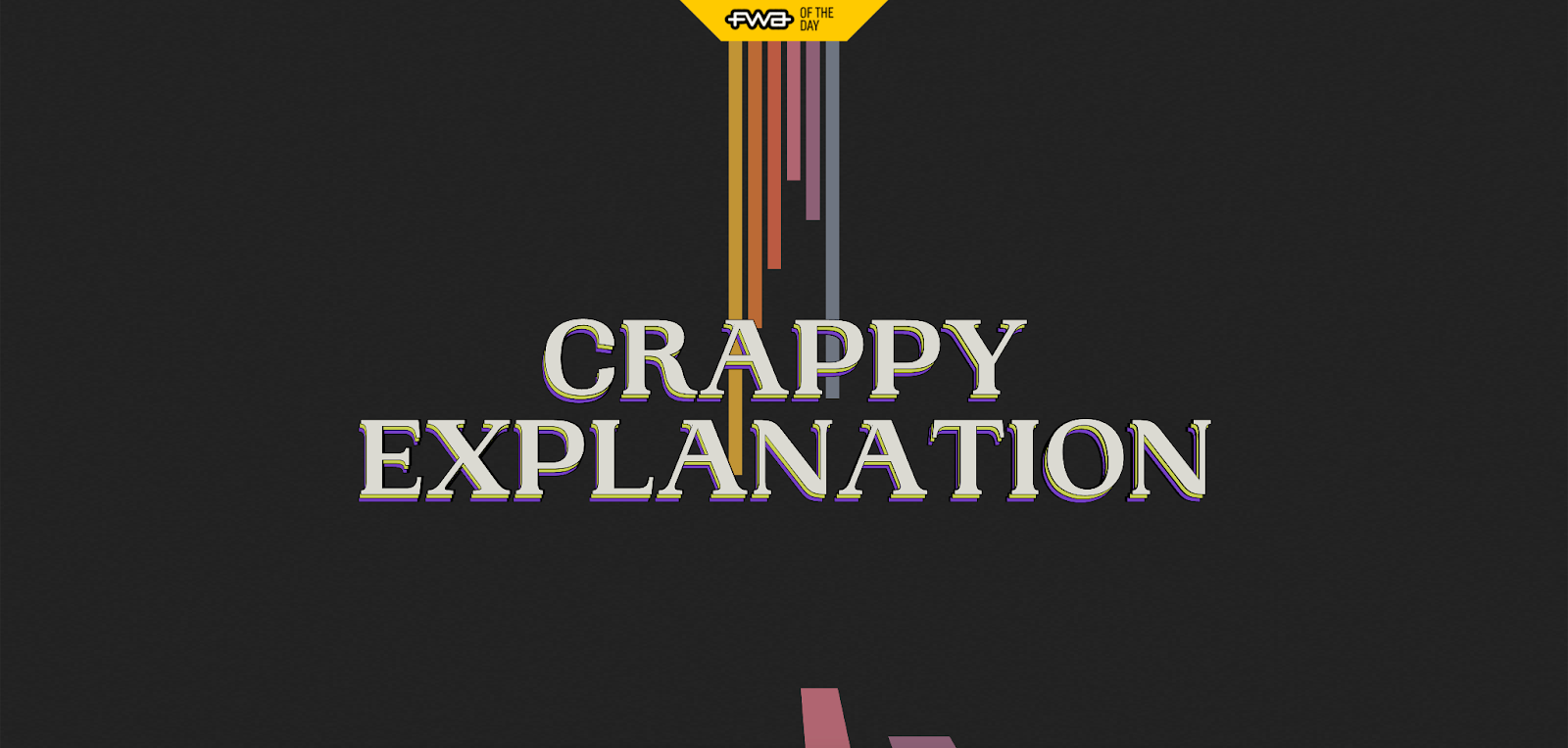 Get your retro inspiration fix at Crappy Explanation’s website, with 1980s vinyl record vibes
