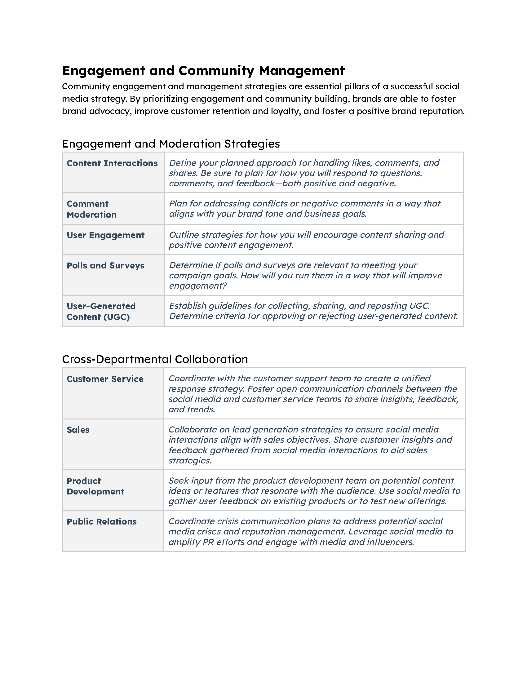 HubSpots Social Media Strategy Workbook - 10