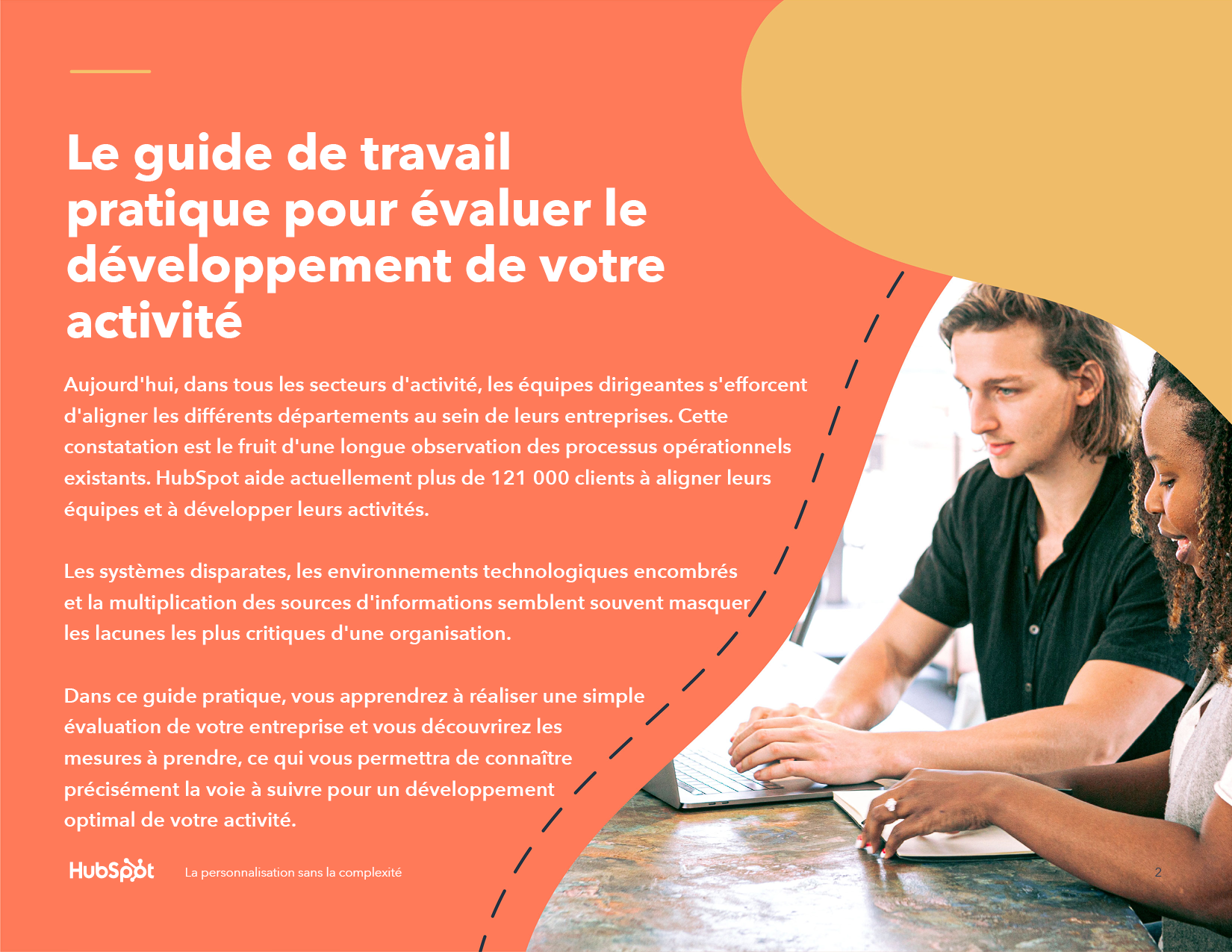 Guide de travail HubSpot : La personnalisation sans la complexité - Page d'introduction