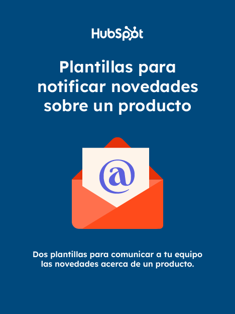 Plantillas para notificar novedades