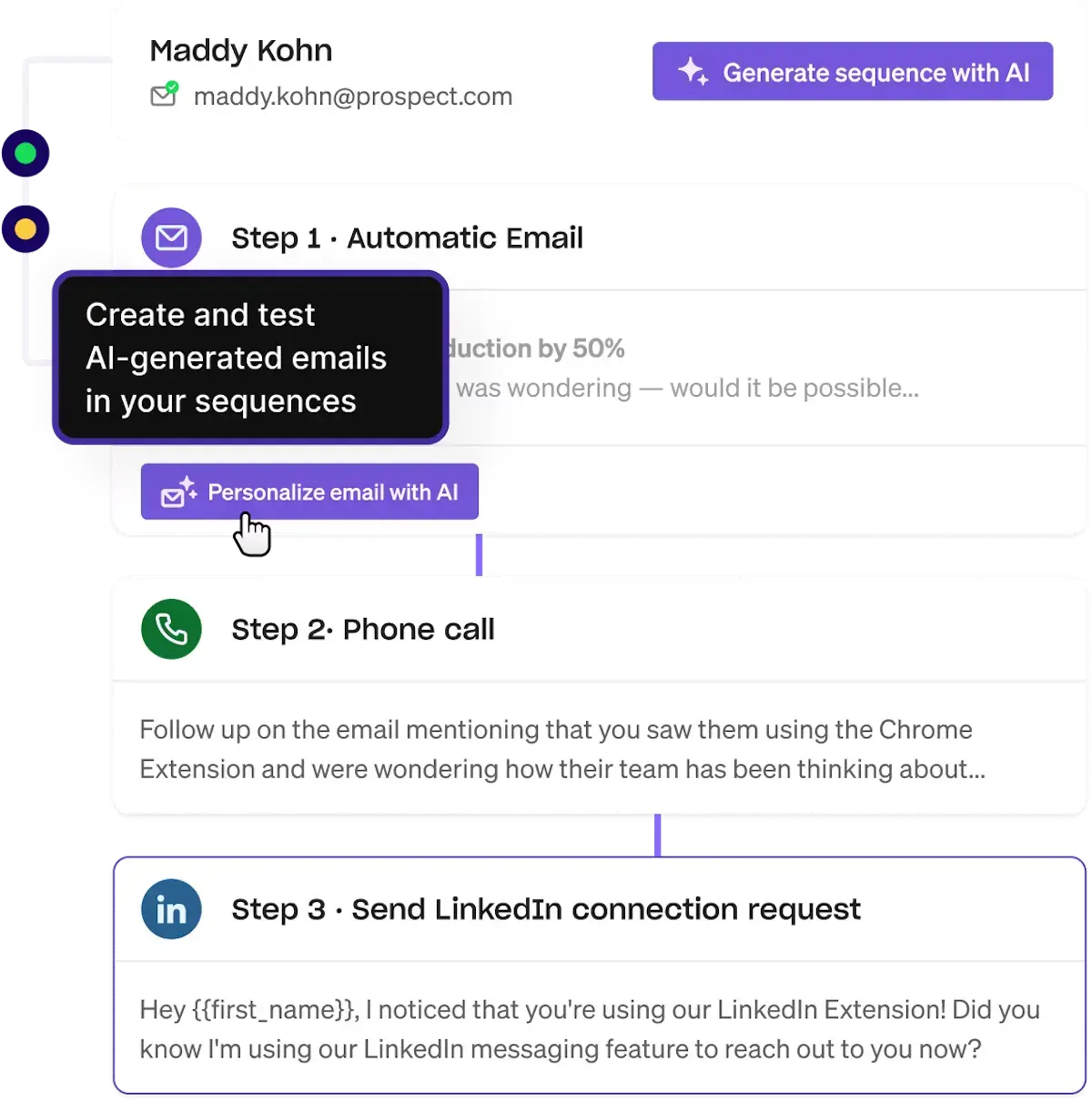 Apollo.io cold email outreach software interface showcasing lead generation with detailed contact information, email addresses, and company insights.