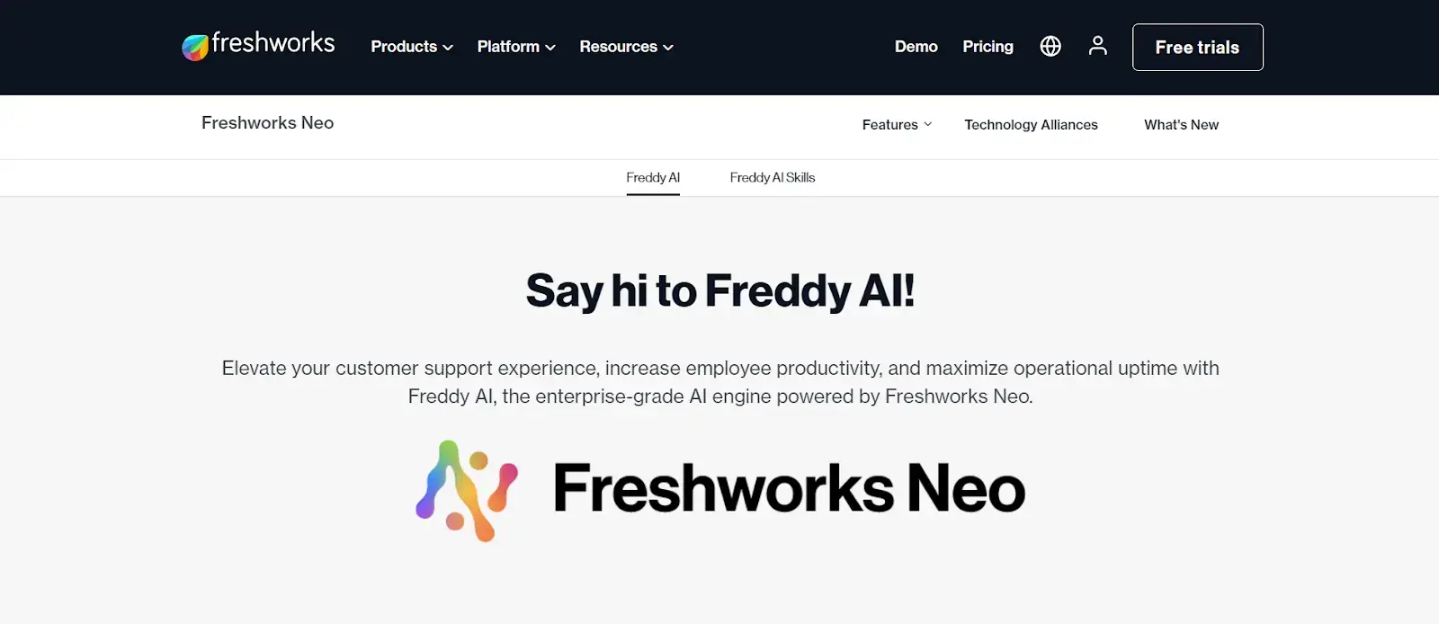 AI CRM tools, freddy