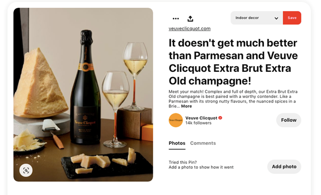 compte Veuve Clicquot sur Pinterest