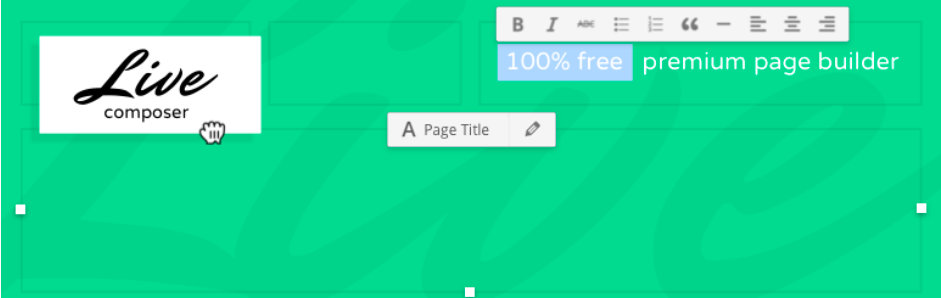 Live Composer WordPress drag-and-drop plugin