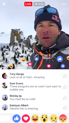 Commentaires Facebook Live
