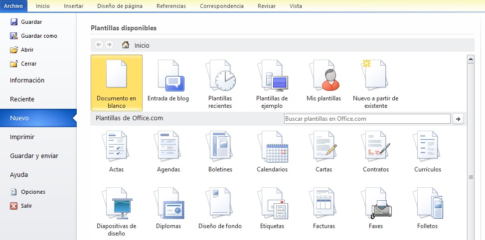 Cómo hacer un logo en Word: abrir el programa