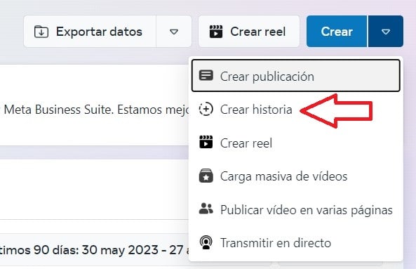 Cómo programar una historia en Instagram: crear