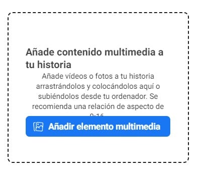 Cómo programar una historia en Instagram: multimedia