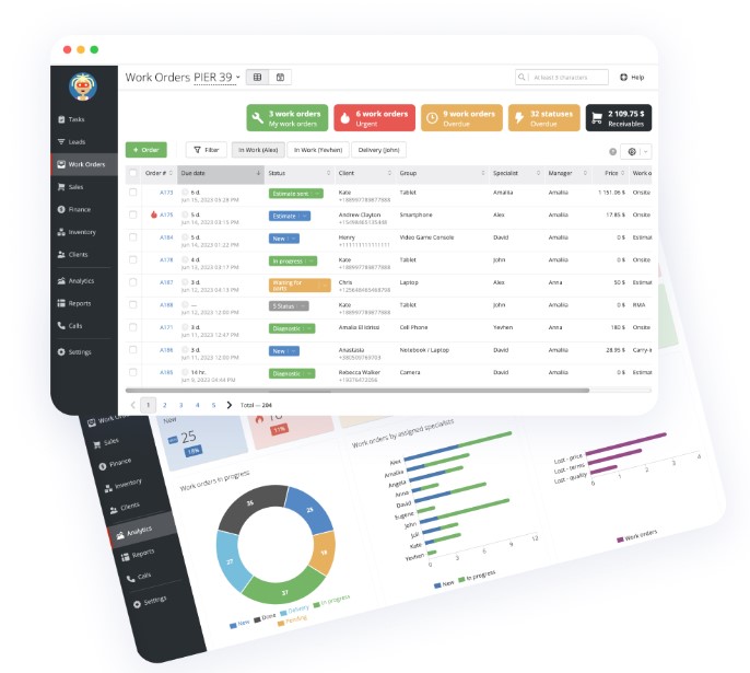 Software de inventario de Orderry