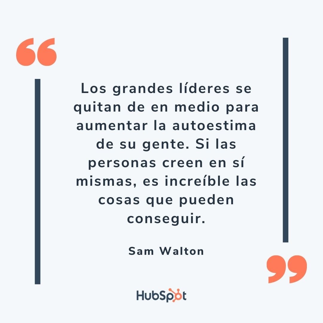 Frase de liderazgo y trabajo en equipo de Sam Walton