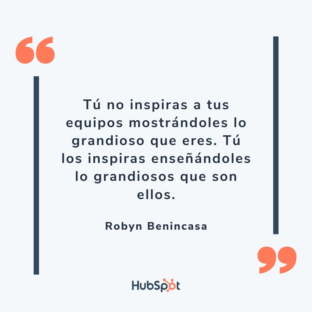 Frase de liderazgo y trabajo en equipo de Robyn Benincasa