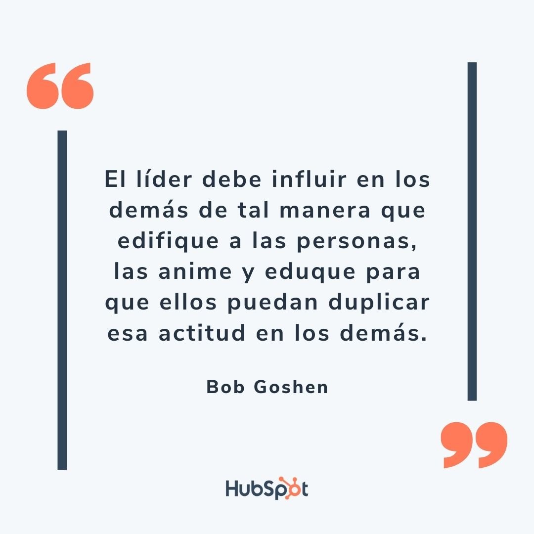 Frase de líderes empresariales de Bob Goshen