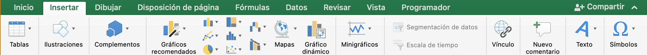 Cuáles son las herramientas de Excel 