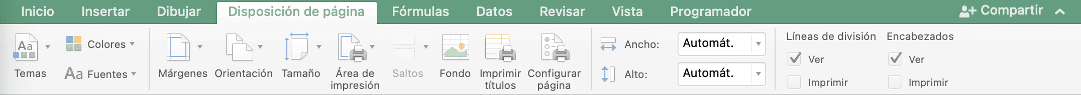 Cuáles son las herramientas de Excel 