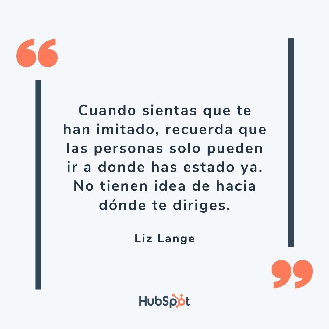 Frase de liderazgo de Liz Lange