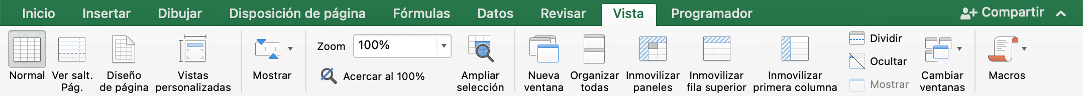 Cuáles son las herramientas de Excel 