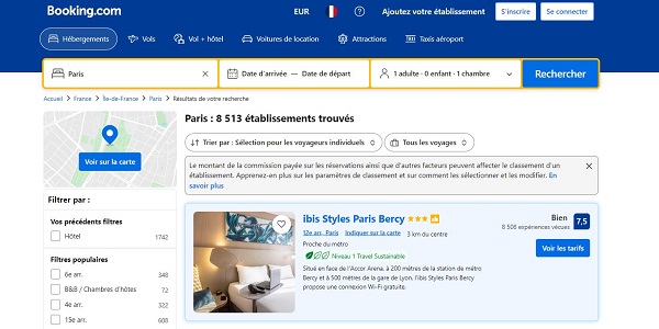 Booking ibis styles paris bercy