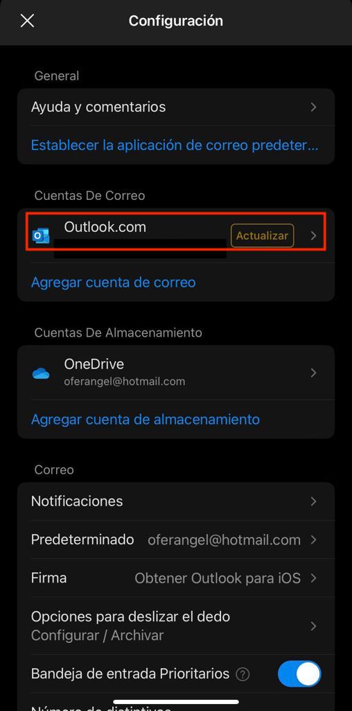 Cómo activar una respuesta automática en Outlook en el celular