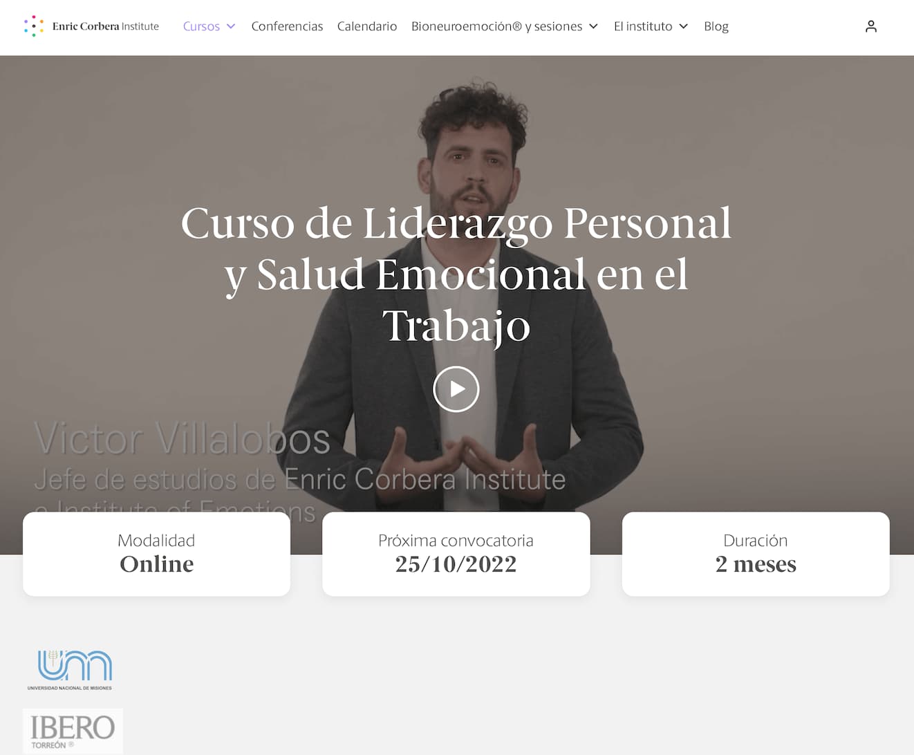 Curso de liderazgo de Enric Corbera Institut