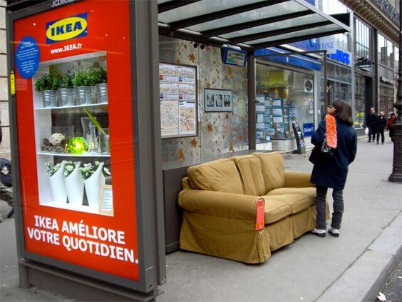 Ikea campaña marketing de guerrilla