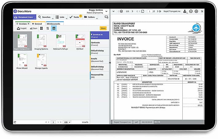 archivage dans le cloud par docuware