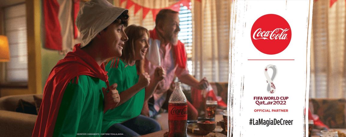 Ejemplo de banner publicitario de Coca-Cola
