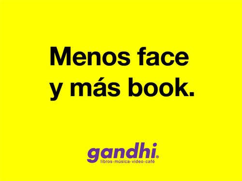 Ejemplo de brand marketing de Librerías Gandhi