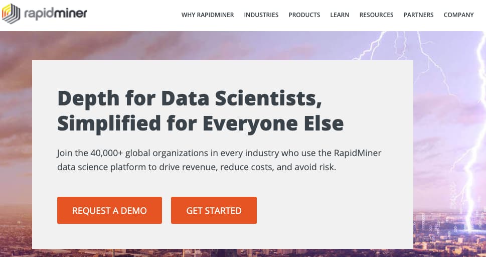 Ejemplo de software para la ciencia de datos: RapidMiner