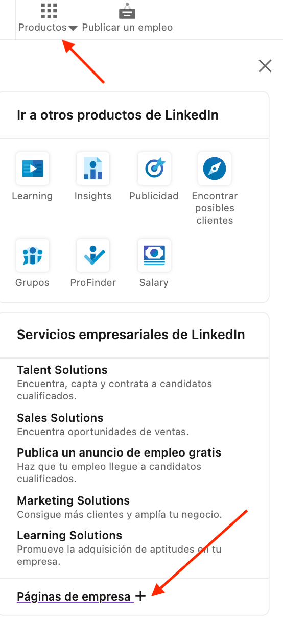 Cómo crear pagina de empresa en LinkedIn: crear perfil de empresa