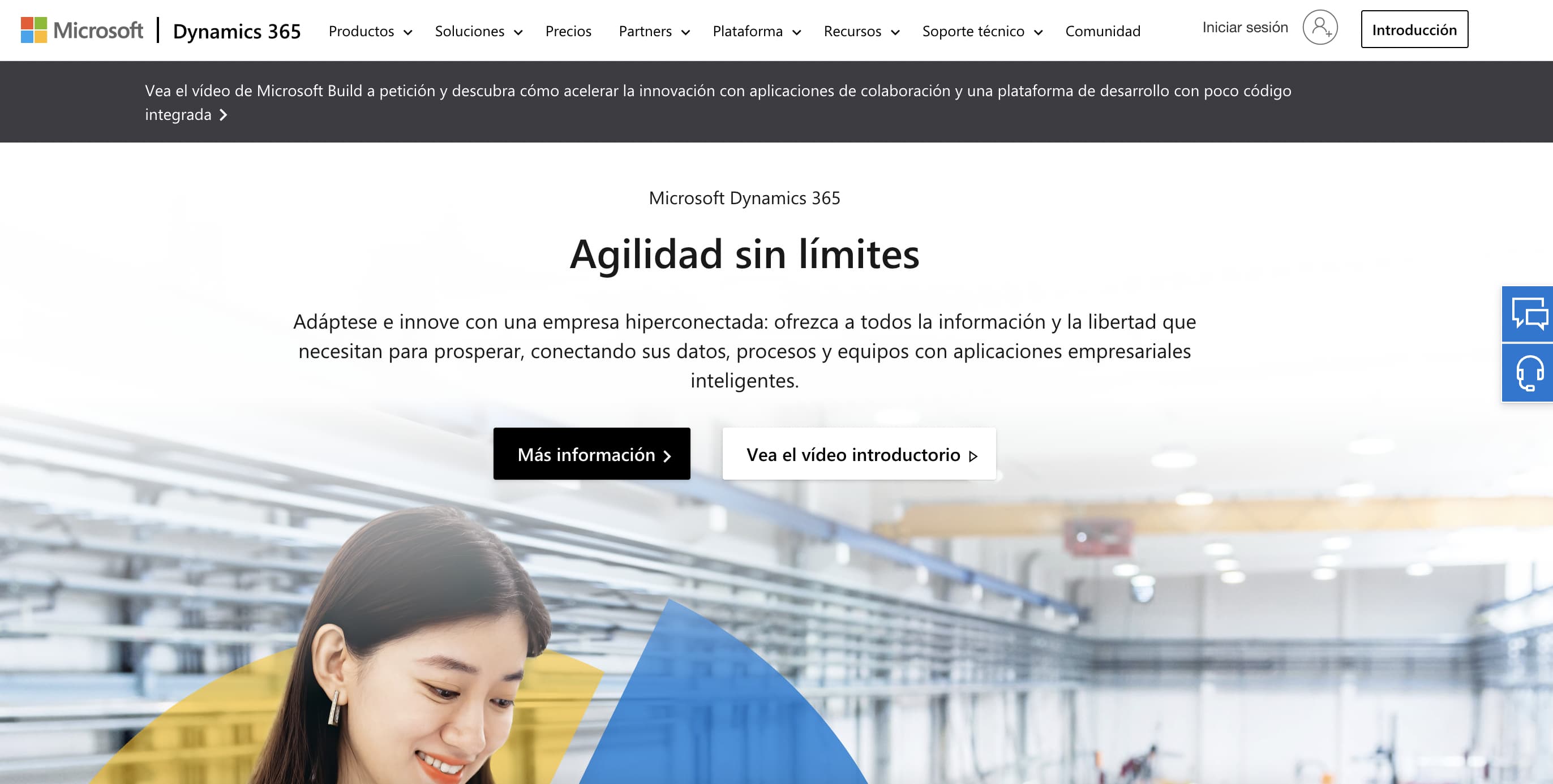 Ejemplo de CRM operativo de Microsoft Dynamics