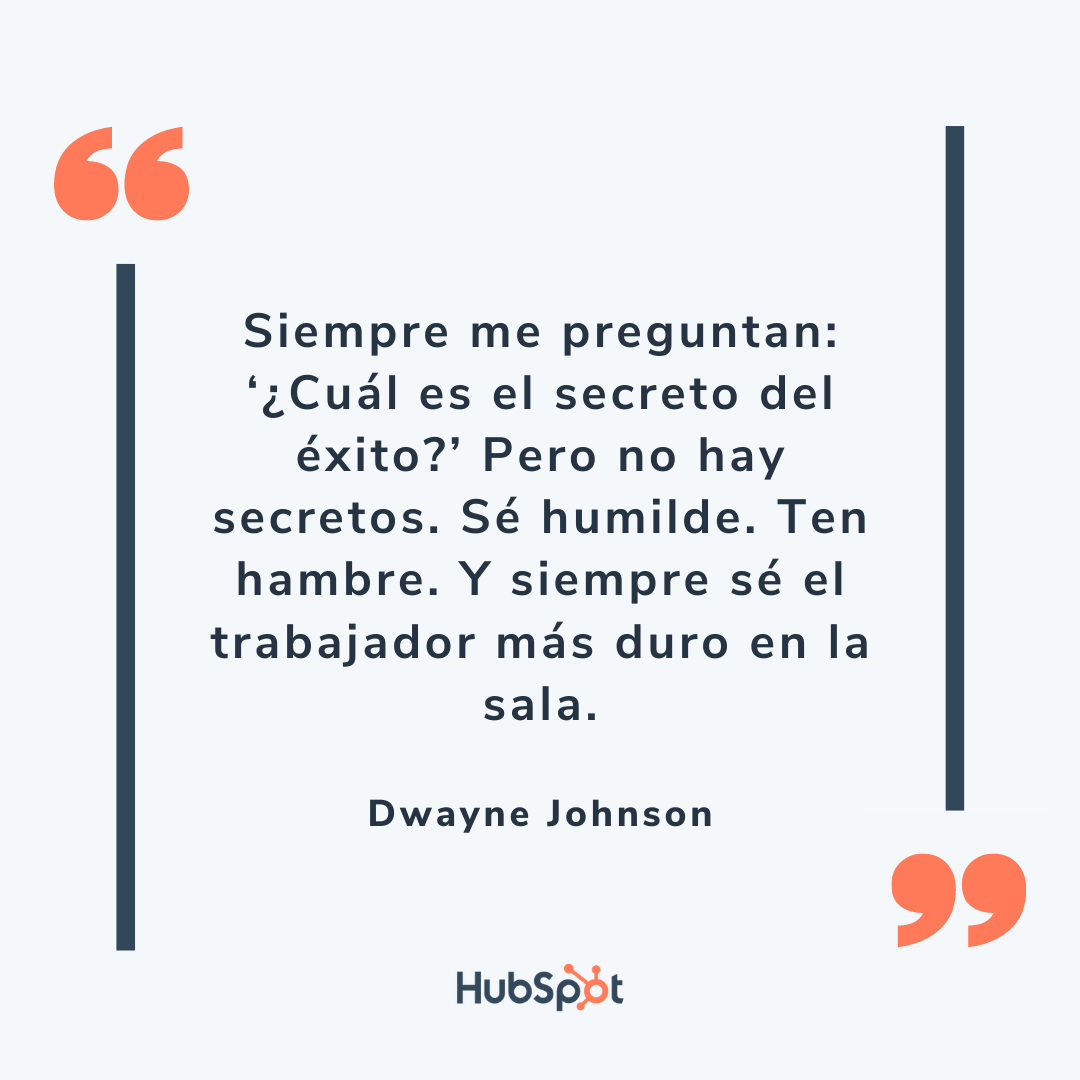 Frase de un buen líder de Dwayne Johnson