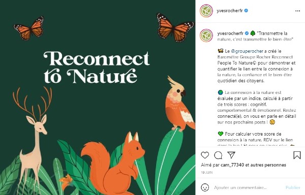 authenticité de marque sur instagram