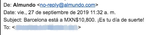 Cómo mejorar el nombre de remitente y dirección de correo: sé descriptivo