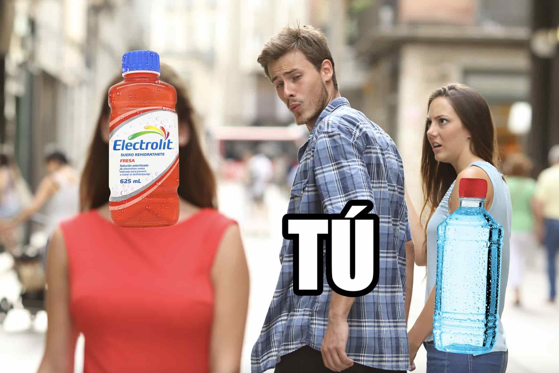 Ejemplo de meme marketing: Electrolit