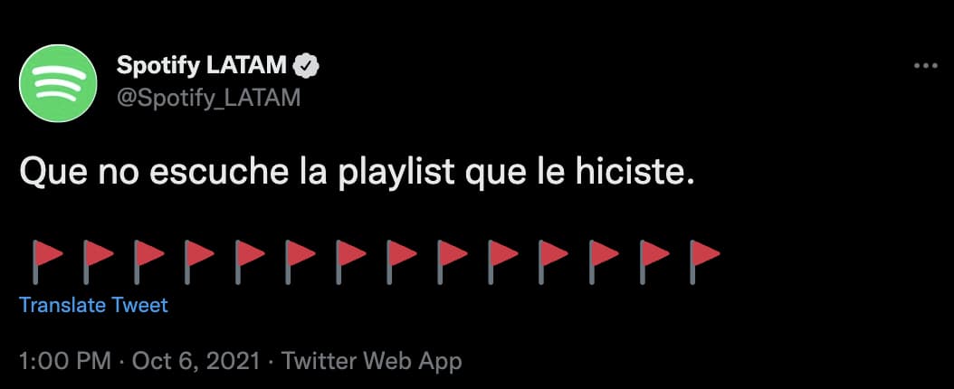 Ejemplo de meme marketing: Spotify LATAM