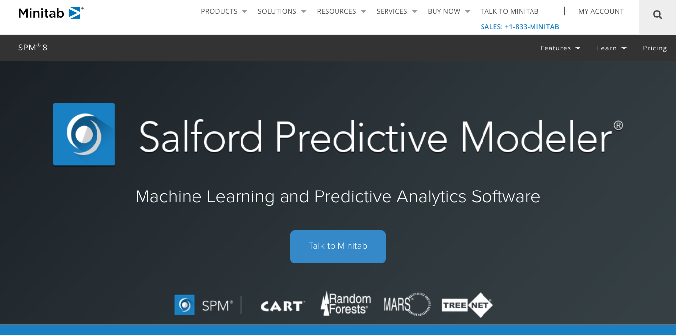 Ejemplo de herramienta de minería de datos: Salford Predicitive Modeler